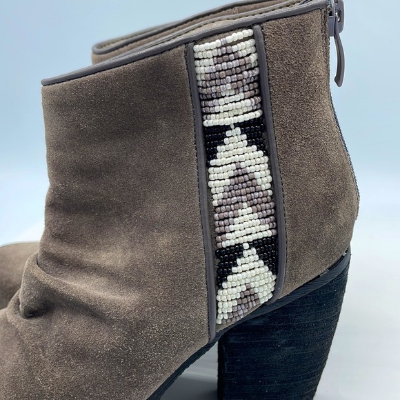 Sbicca Vintage Style Beaded angle suede 6.5 - Picture 7 of 9